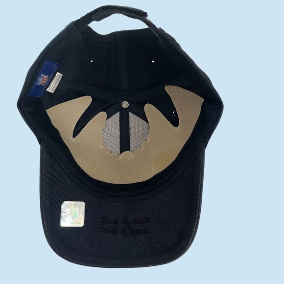 Seattle Seahawks Hat Cap Adult Strap Back Blue White Reebok NFL Football Mens - Picture 6 of 8